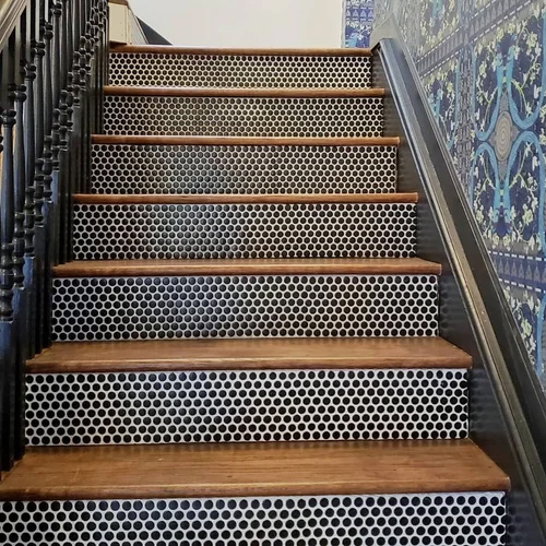 Mosaic Stairs Tiles - Color: Mixed