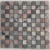 Stone Mosaics Forest Brown Tiles - Size: 12 X 12 Inches