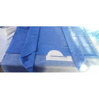 Disposable Gynae Drape With Lagging - Application: Hospital
