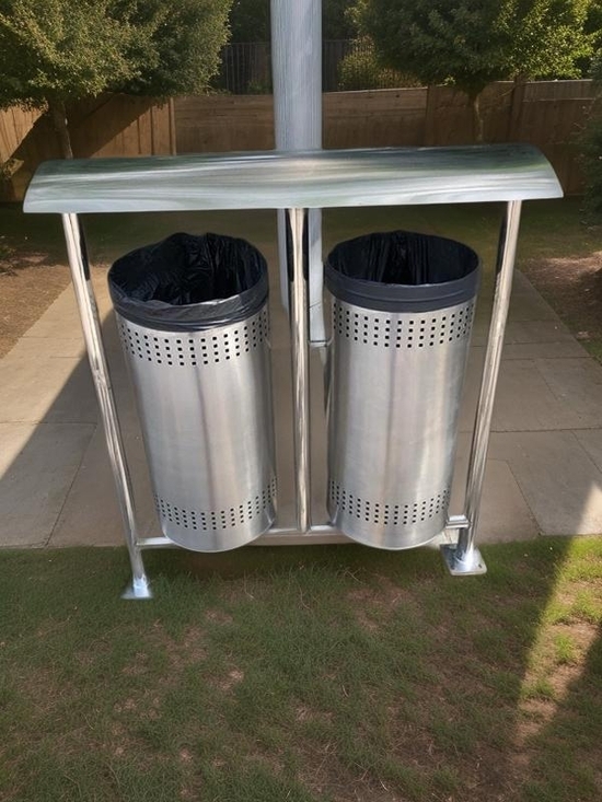 NELKON Steel Dustbin With Stand