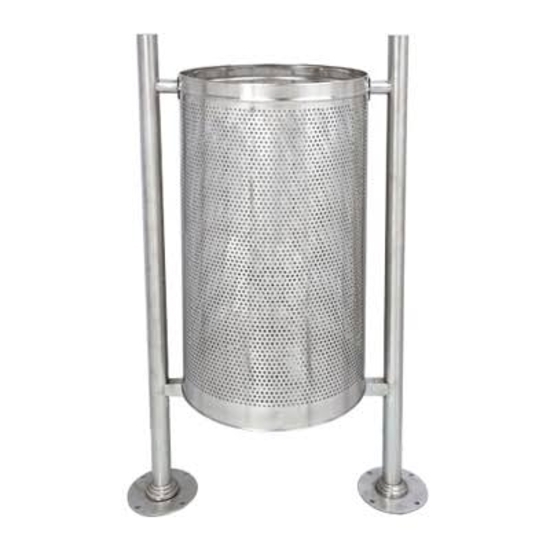 NELKON Steel Dustbin With Stand