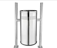 NELKON Steel Dustbin With Stand