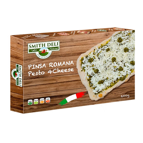 Pinsa Romana Pesto 4 Cheese Light Pizza - Grade: Food Grade