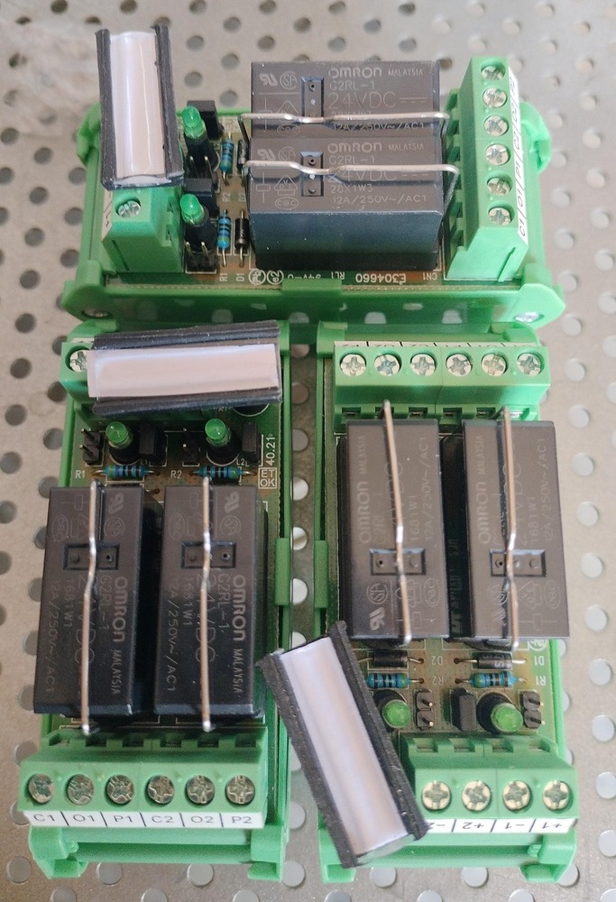 RELAY CARD 2WAY 1CO 24VDC WITH OMRON RELAY