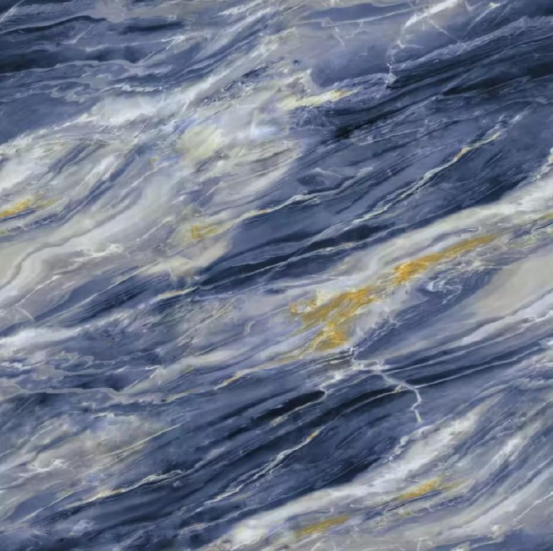 Marble Wall Paper - Blue Sky - Material: Pvc