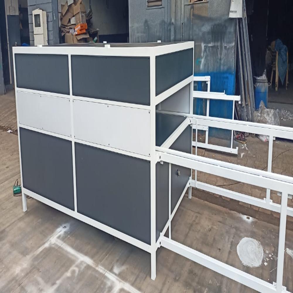 Single Trolley Vacuum Membrane Press Machine - Color: Orange Paint Coated
