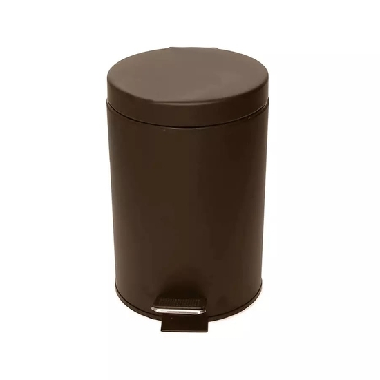 Nelkon Leather Finish Stainless Steel Dustbin