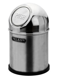 Nelkon Stainless Steel Push Top Bin