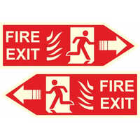 Fire Safety Directional Signs - Application: Commercial