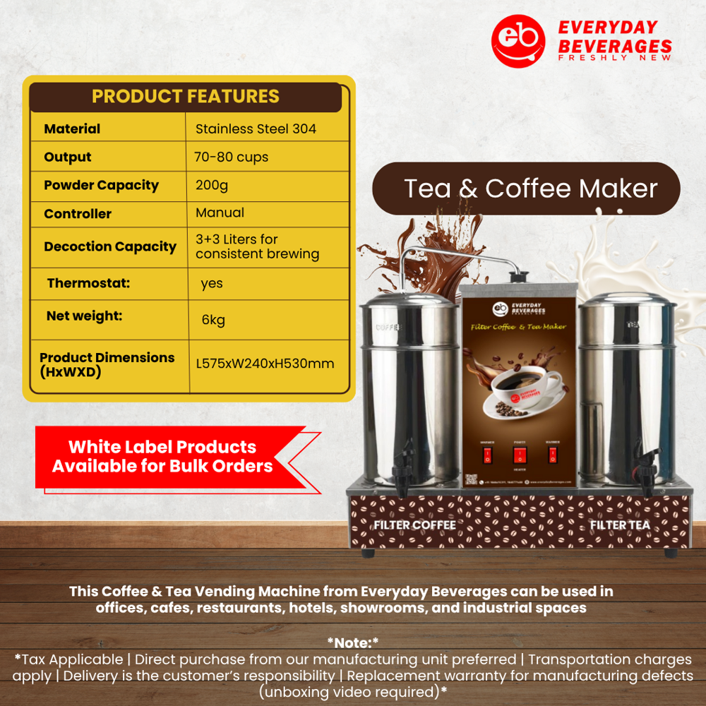 Tea and coffee maker