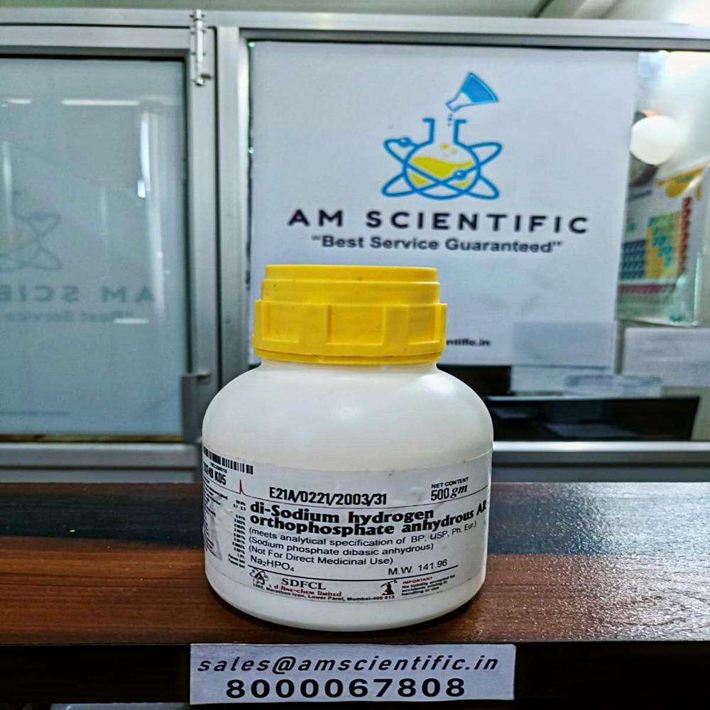 Di-sodium Hydrogen Orthphosphate Anhy - Packaging Type: Plastic Bottle