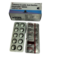 Cefexime 200 Mg  + Lactic Acid  Bacillus 60 Million Spores - Brand Name: Trifix-200 Tab.
