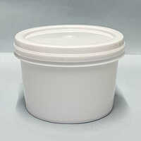 250 Gm Plastic Fertilizer Bucket With Lid - Color: White