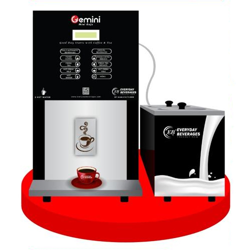 Live machine Tea and coffee vending machine