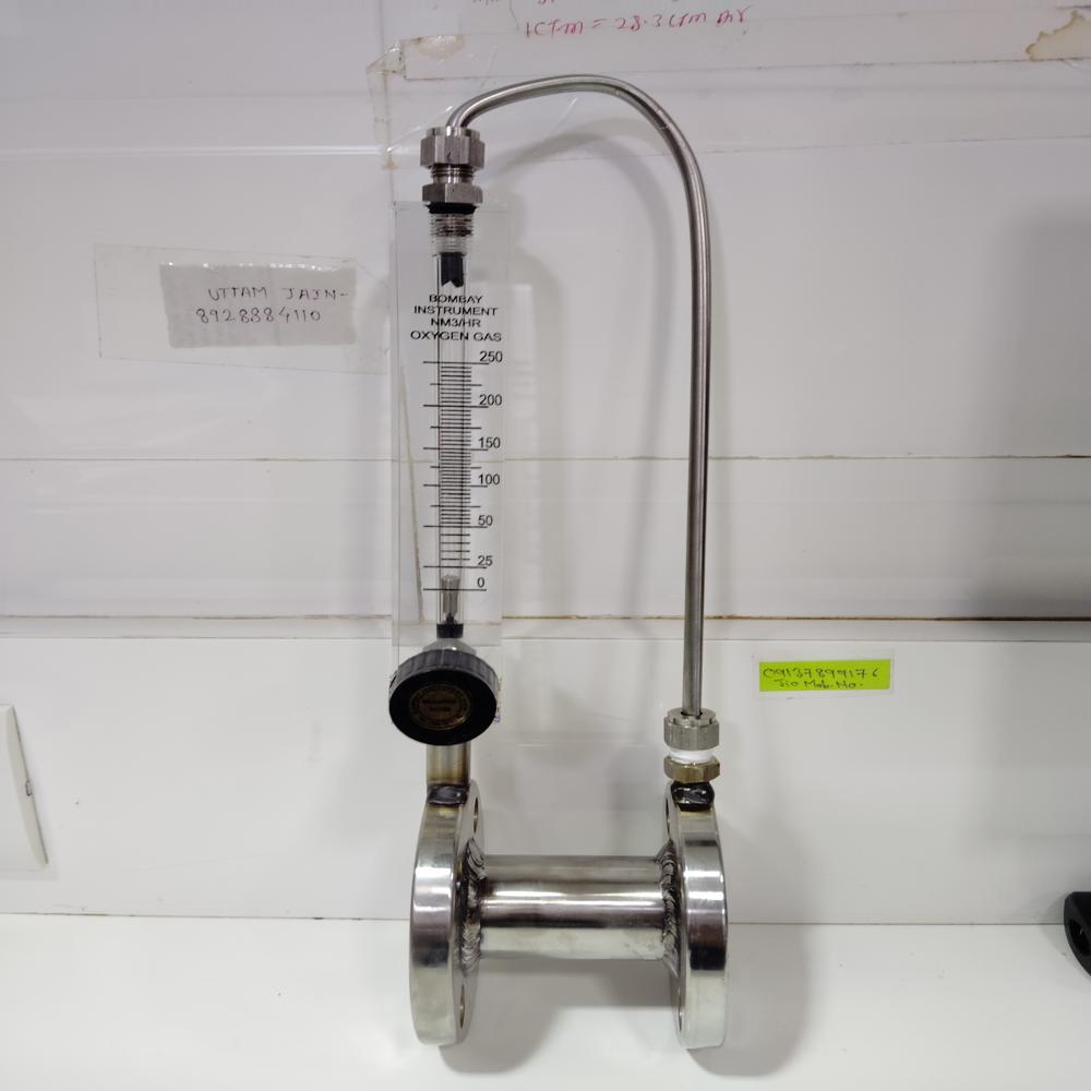 Purge Rotameter - Stainless Steel 12x10x5 Cm | Transparent, 2% Accuracy, 1 Kg Weight, 12 Volt Power Supply, Ideal For Purging Applications