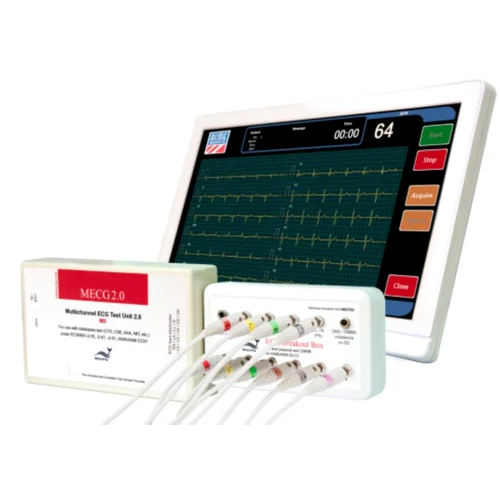 Mecg 2.0 Multichannel Ecg Test System - Color: White