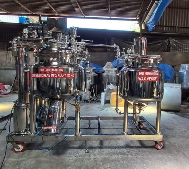 Pharmaceutical Ointment Plant - Capacity: 500 Kg/hr