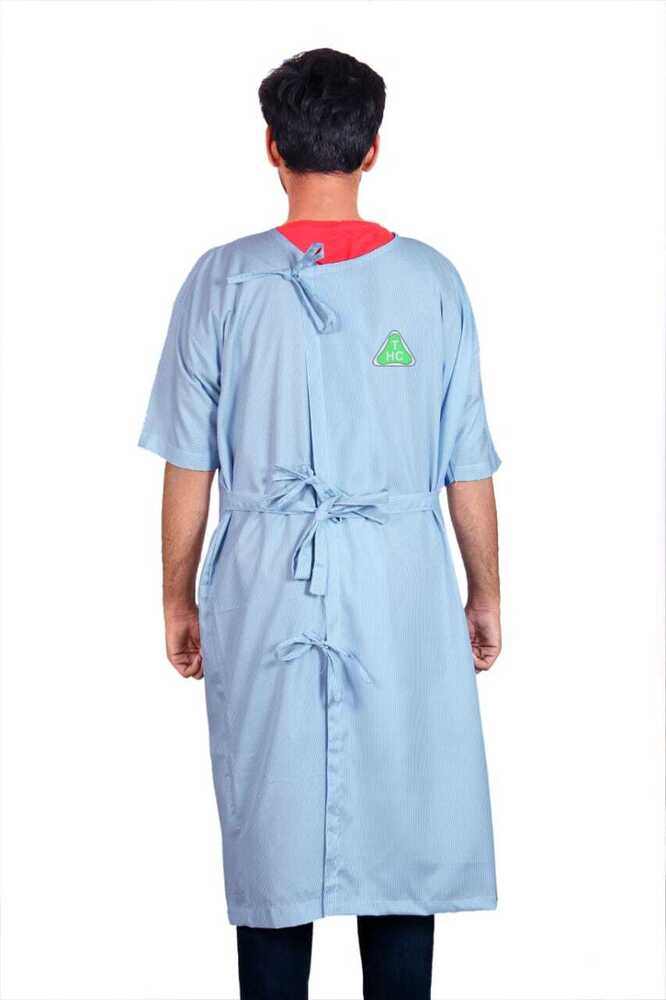 Patient Dress - 100% Cotton Free Size White | Durable Skin-friendly Shrink-resistant Perfect Stitch For Hospitals & Clinics