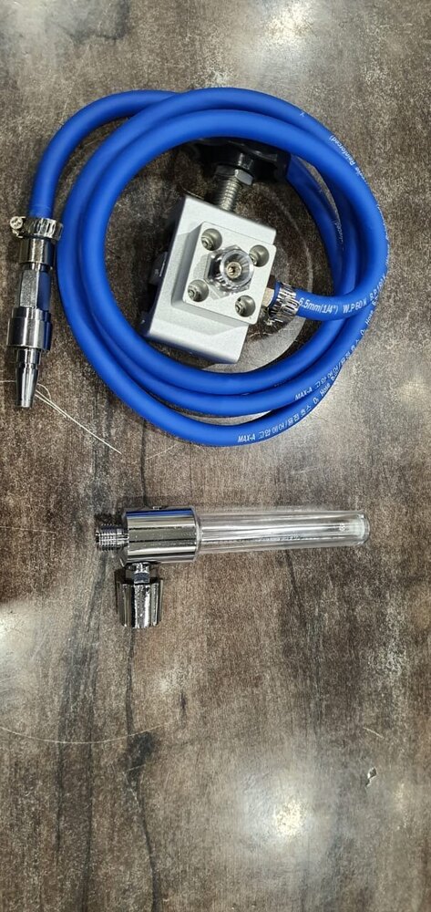 Pigeon High Flow Meter 60lpm - 60 Lpm Oxygen Flow , Long Nozzle For Easy Access In Narrow Spaces, Reliable Tested For High-speed Two-way Action