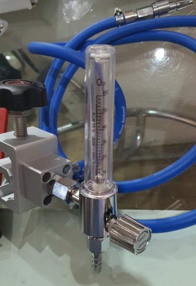 Pigeon High Flow Meter 60lpm - 60 Lpm Oxygen Flow , Long Nozzle For Easy Access In Narrow Spaces, Reliable Tested For High-speed Two-way Action