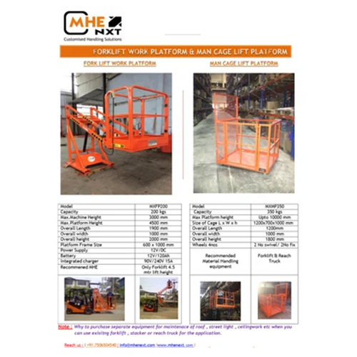 Forklift Man Cage