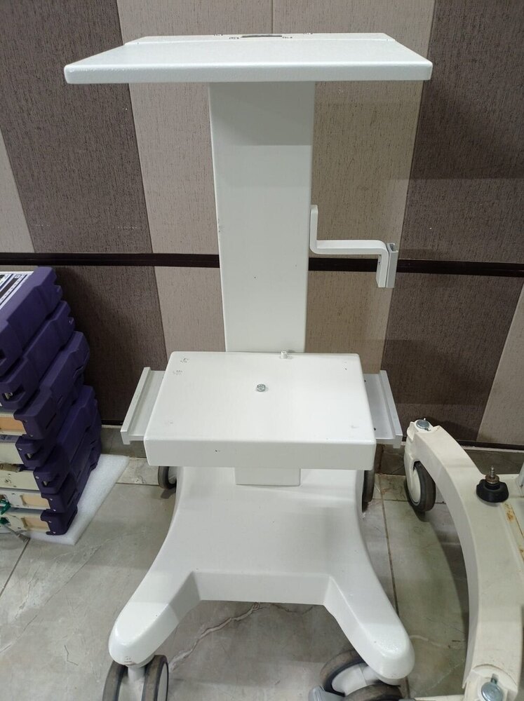 Maquet Servo I Ventilator Trolley - Abs Material, Space-saving Design, Four Rolling Wheels | Easy Mobility, Ample Storage For Beauty Machines