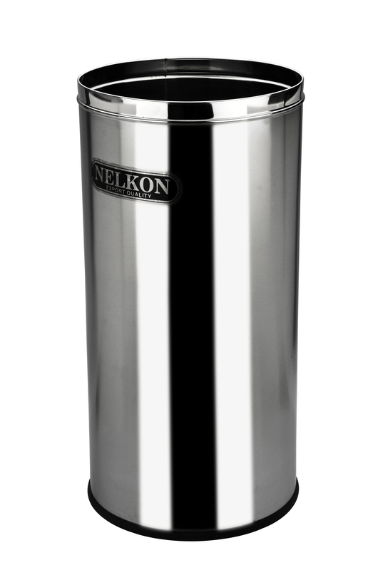 30 Ltr Steel Cylindrical Shape Dustbin