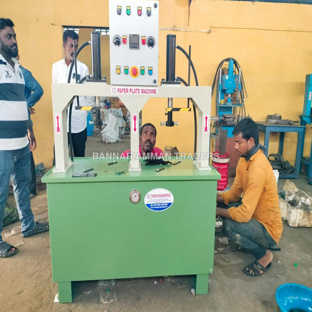 Automatic Paper Plate Making Machine - Color: Powder Coating
