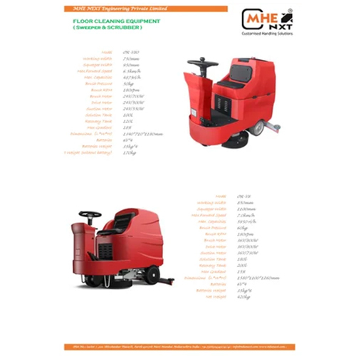 Or-v70 Ride On Scrubber Dryer - Color: Grey