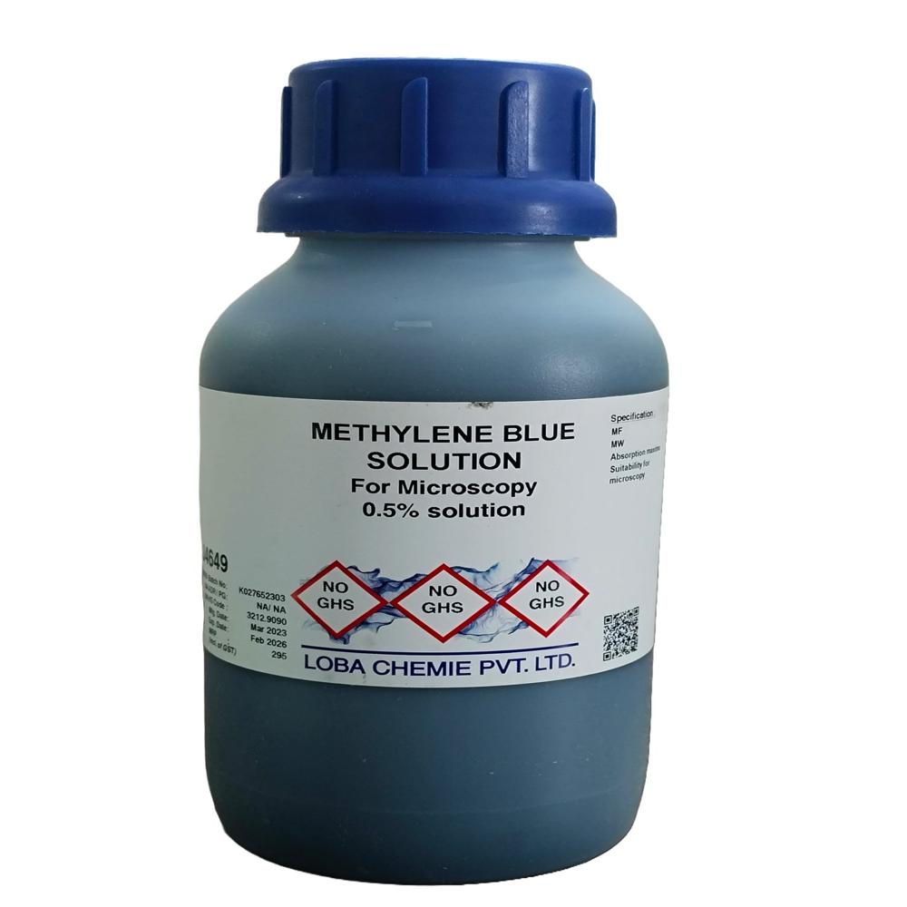 Methylene Blue Solution For Microscopy - Packaging Type: Plastic Bottle