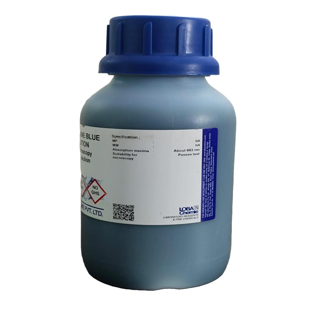 Methylene Blue Solution For Microscopy 500ml - Packaging Type: Plastic Bottle