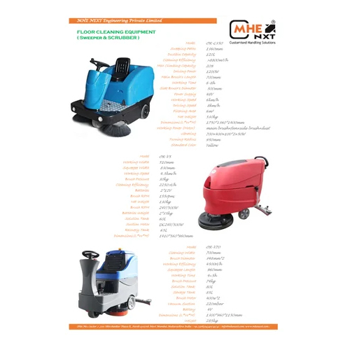 Walk behind Scrubber Drier
