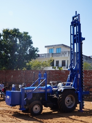 Solar Piling Machine.
