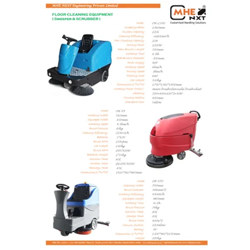 Ride On Sweeper Machine