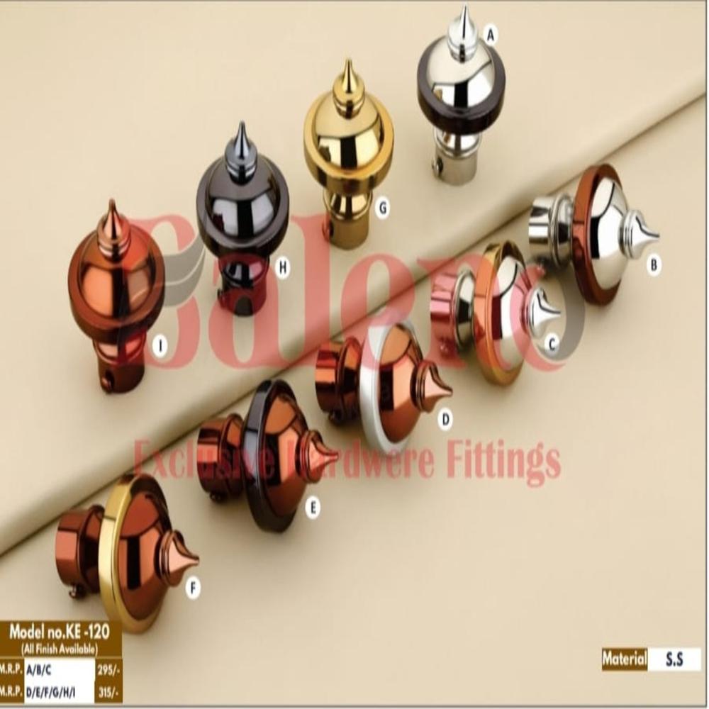 Curtain Bracket - Color: Gold Rosegold Black Sscp