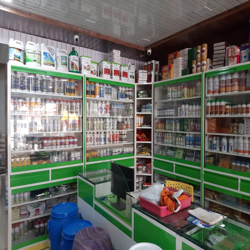 Agriculture shop Display Units racks, counters