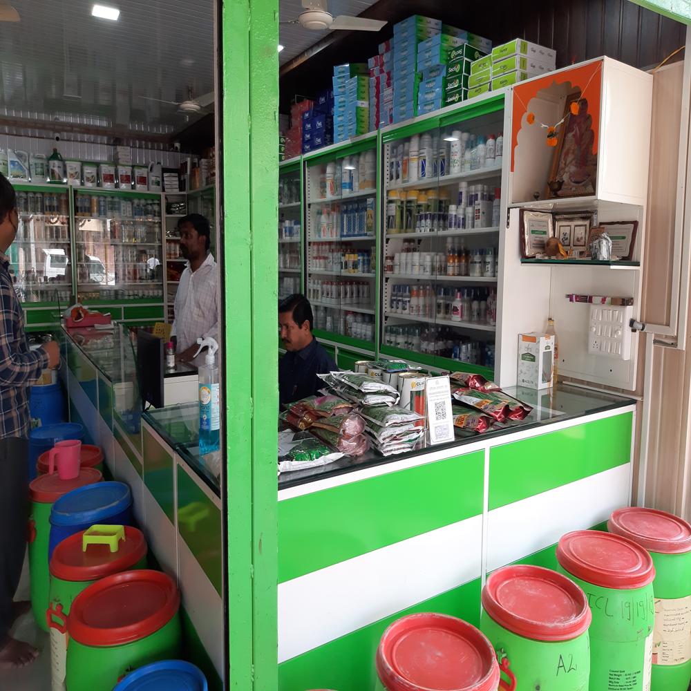 Agriculture shop Display Units racks, counters