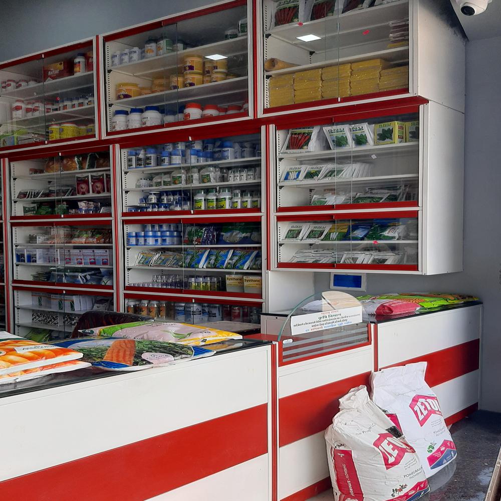 Agriculture shop Display Units racks, counters