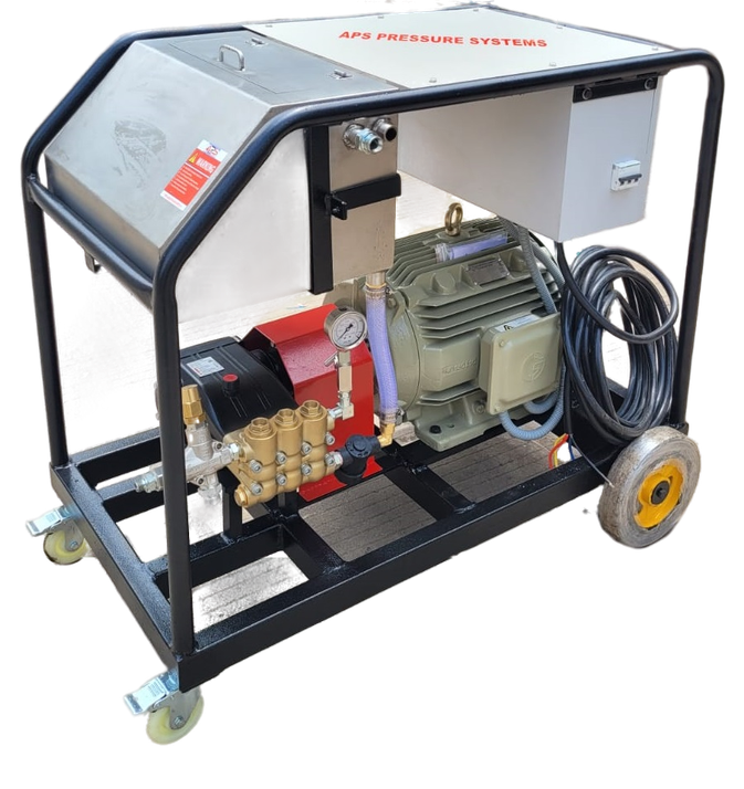 30hp 500 Bar High Pressure Hydro Blasting Machine - Material: Stainless Steel