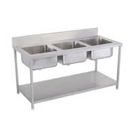 Three Sink Unit - Automatic Grade: Manual