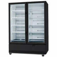 Two Door Refrigerator - Color: Black