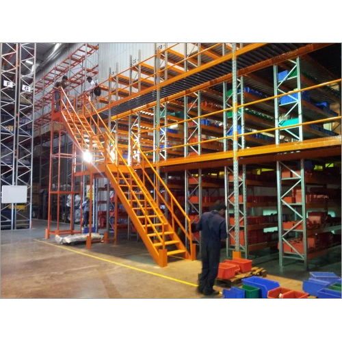 Multi Tier Racking System - Color: Blue