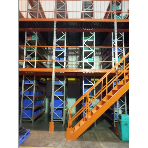 Multi Tier Racking System - Color: Blue