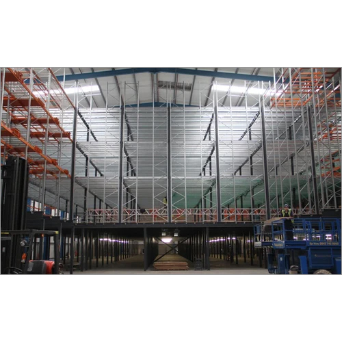 Multi Tier Racking System - Color: Blue