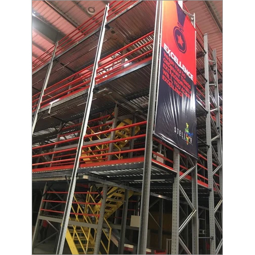 Multi Tier Racking System - Color: Blue