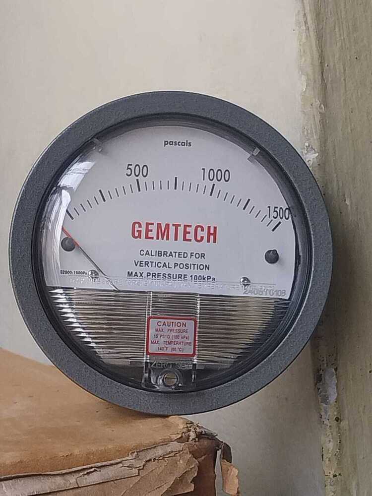 Gemtech Differential Excellent Pressure Gauge Supplier - Accuracy: A 2% (-Ha Model A 1) Of Fs (A 3% (-Ha A 1.5%) On -0