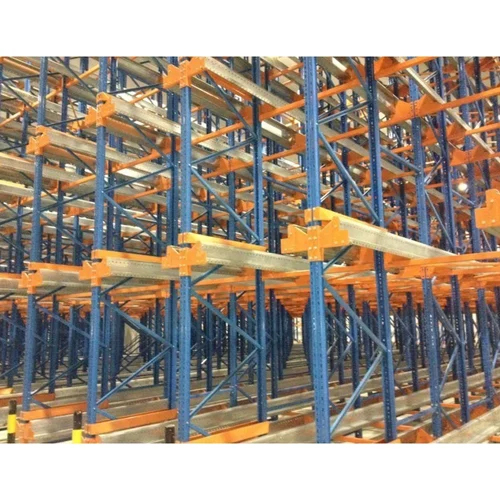 Multi Deep Radio Shuttle Racking - Color: Yellow
