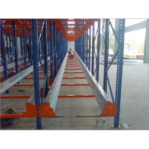 Multi Deep Radio Shuttle Racking - Color: Yellow