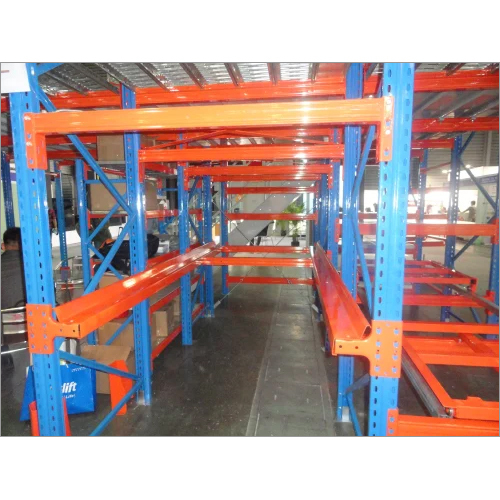 Multi Deep Radio Shuttle Racking - Color: Yellow