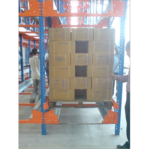 Multi Deep Radio Shuttle Racking - Color: Yellow